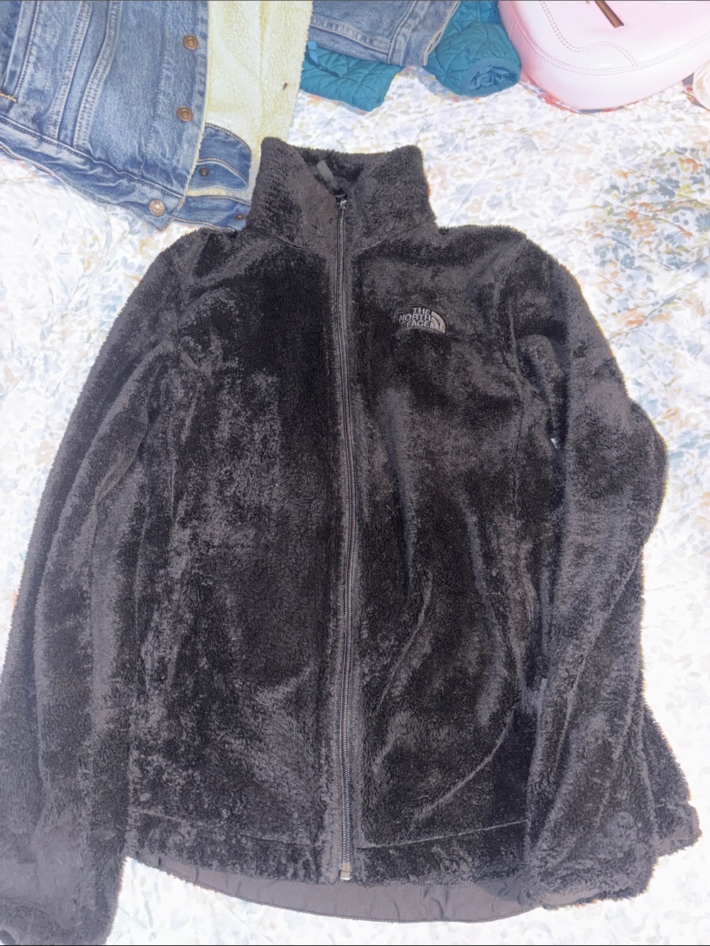 The North Face Black Teddy Fleece Full-Zip Jacket
